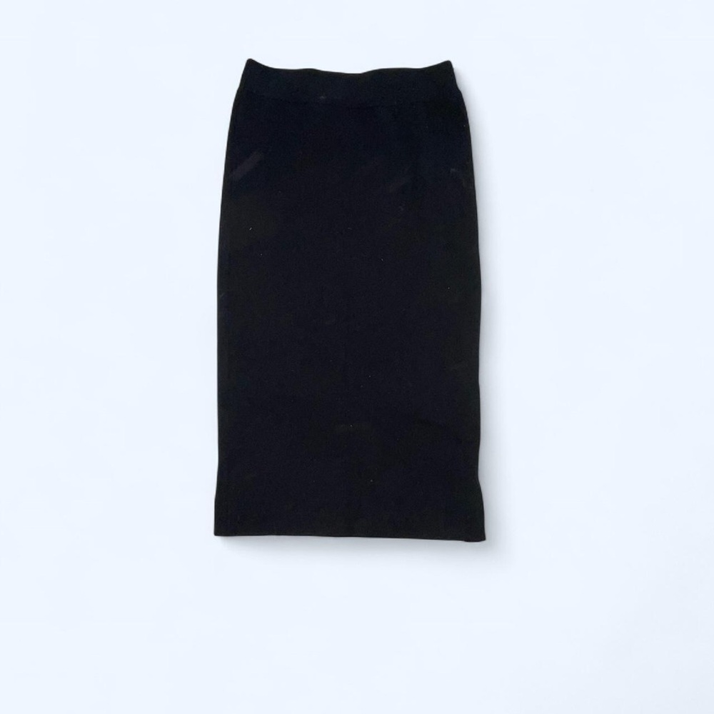 Leith Classic Black Pencil Skirt
